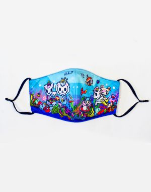 Merlion Reusable Mask (Adult Size – sizes may vary 2 ~ 3 cm)