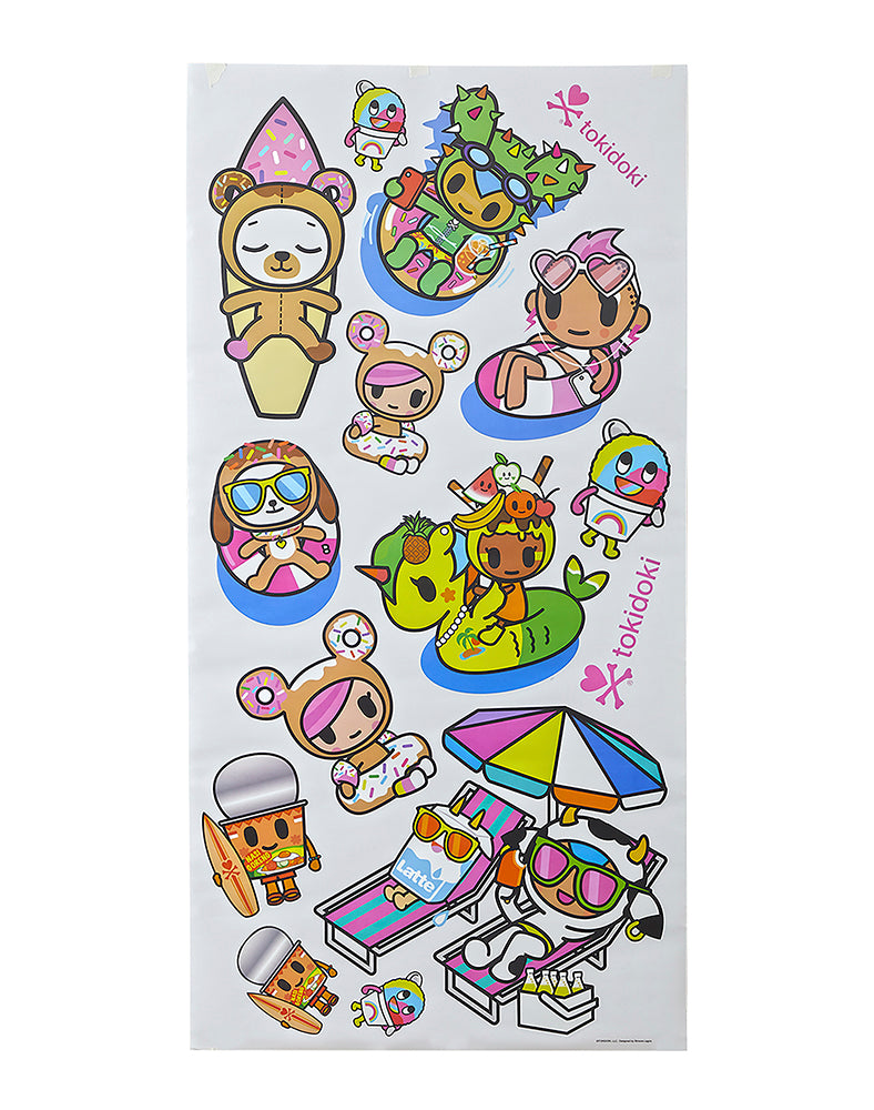 Pool Party Wall Decals