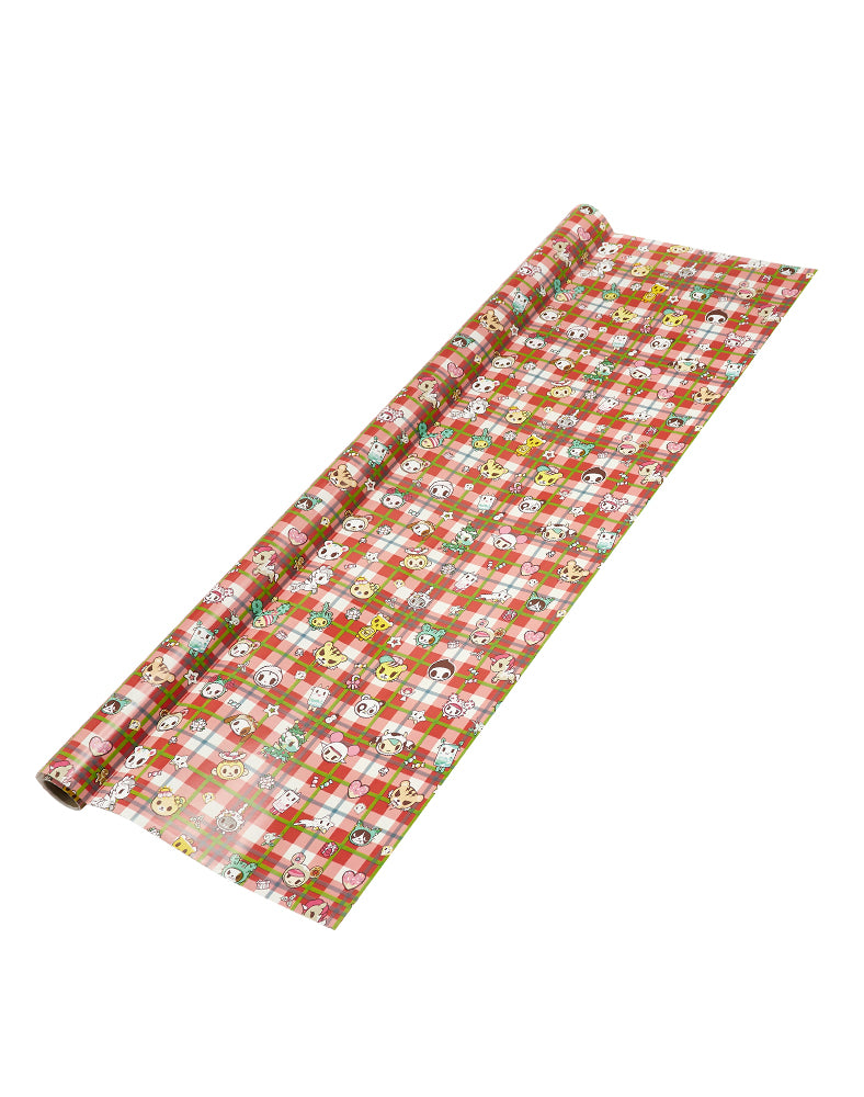 Holiday Plaid Wrapping Paper