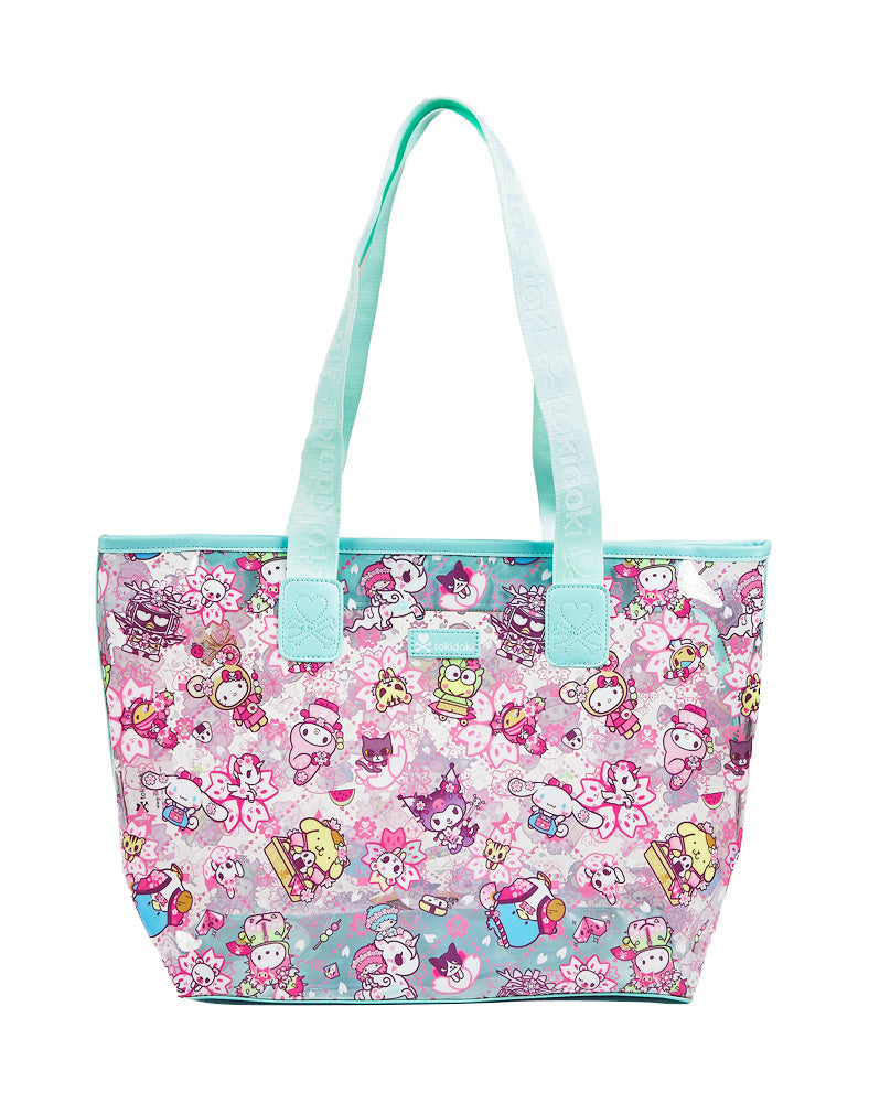 tokidoki x Hello Kitty and Friends Sakura Festival Clear Tote Bag