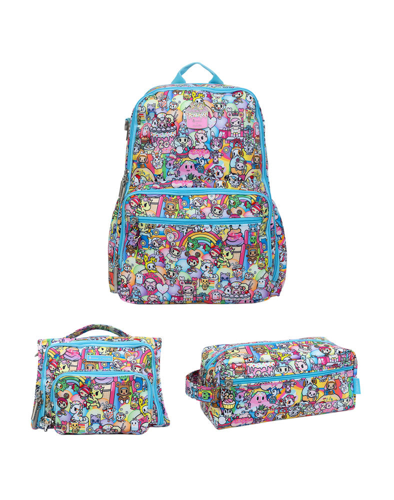 tokidoki x JuJuBe Zealous Backpack + Bestie + Be Dapper 20th Anniversary Bundle
