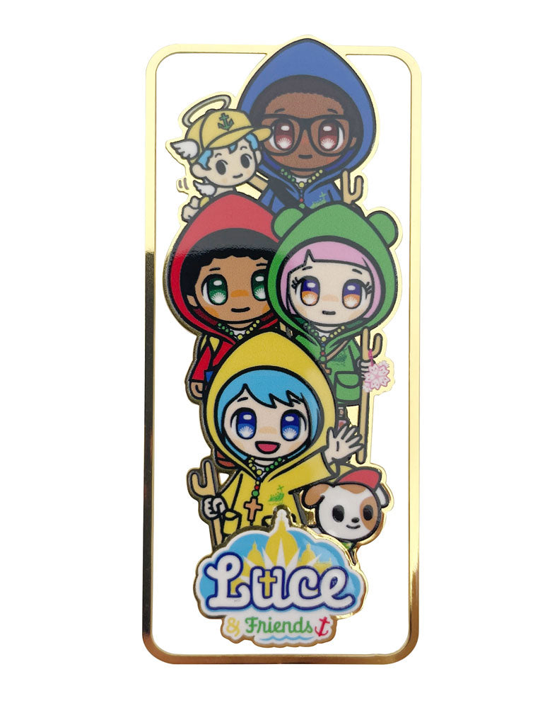 Luce and Friends Metal Bookmark