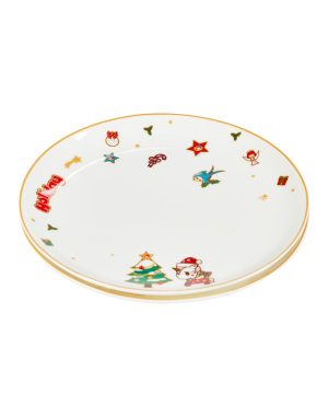 Tis the Season 8 Ceramic Plates – Set of two