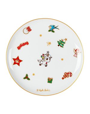 Winter Wonderland 8 Ceramic Plate – Set of two