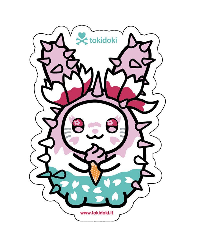 Blossom Bunny Die Cut Sticker
