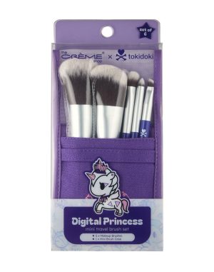 The Cr??me Shop x tokidoki Digital Princess Mini Travel Brush Set