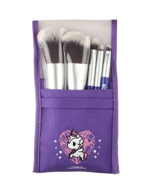 The Cr??me Shop x tokidoki Digital Princess Mini Travel Brush Set