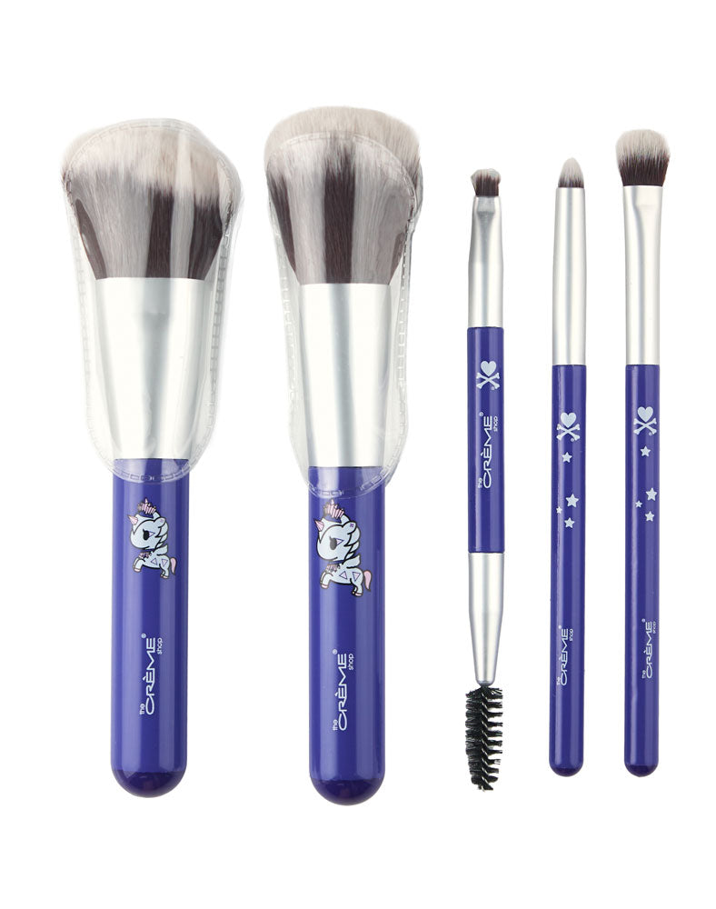 The Cr??me Shop x tokidoki Digital Princess Mini Travel Brush Set